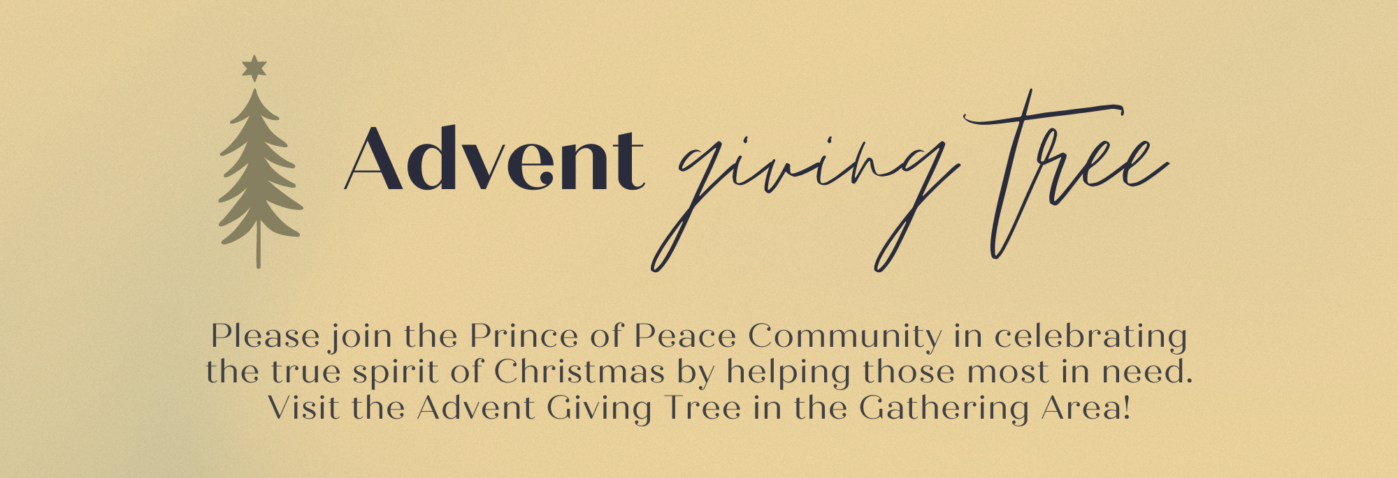 2023 advent giving tree