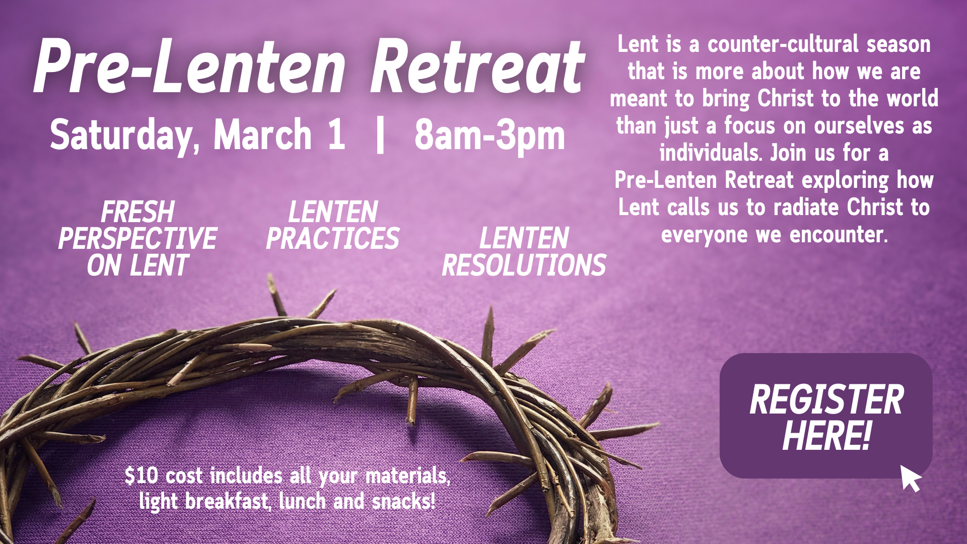 pre-lenten retreat