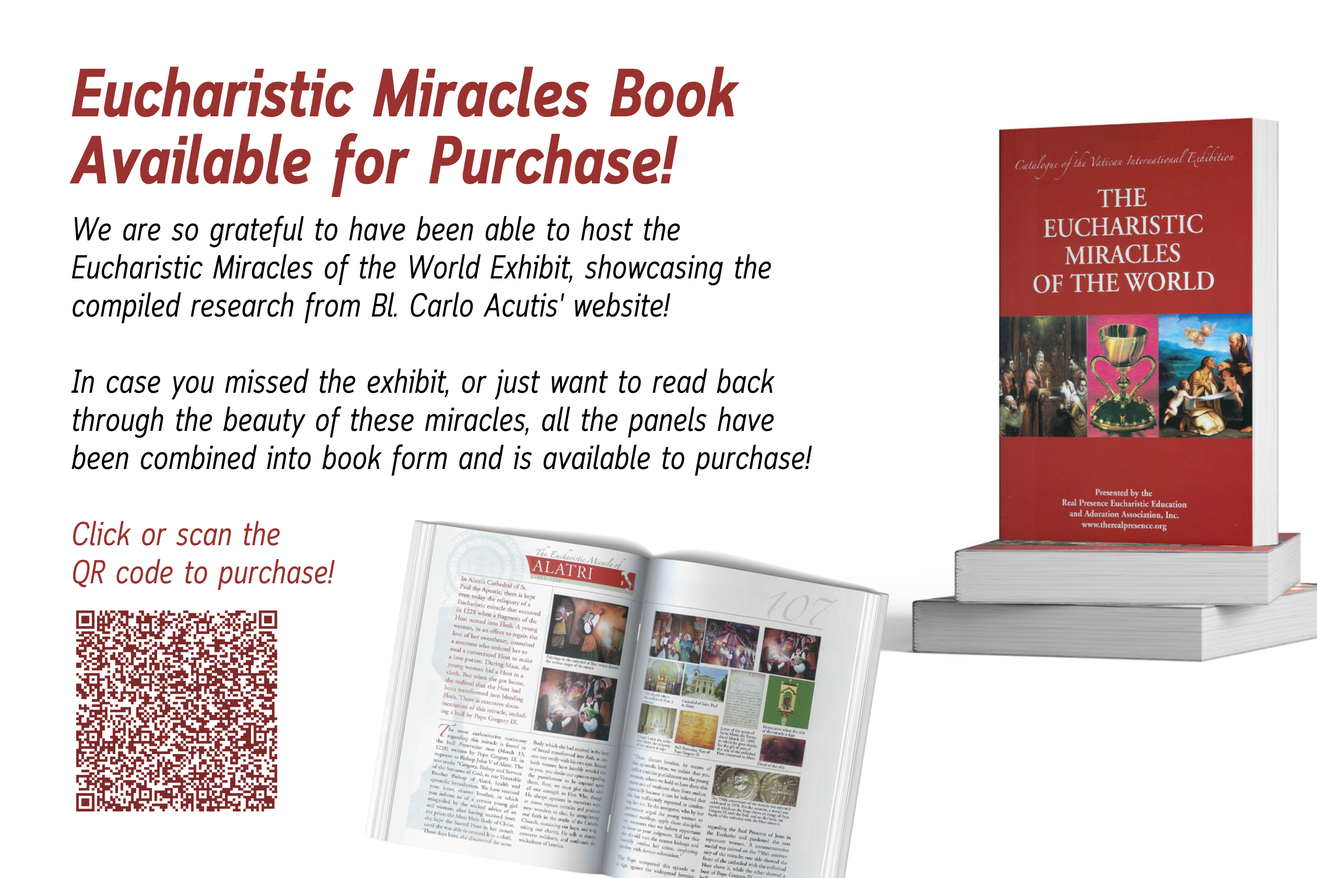 eucharistic miracles book